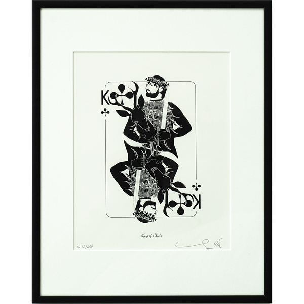 King of Clubs Print